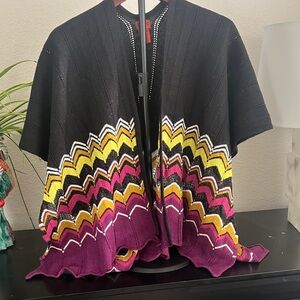 Missoni X Target Colorful Chevron Knit Wrap/Ruana
